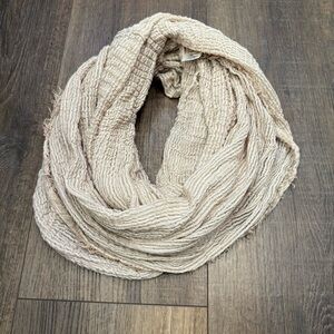 Maurices lightweight cream infinity scarf